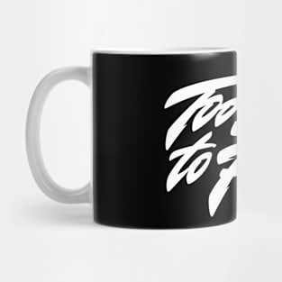 Too shy to rap Mug